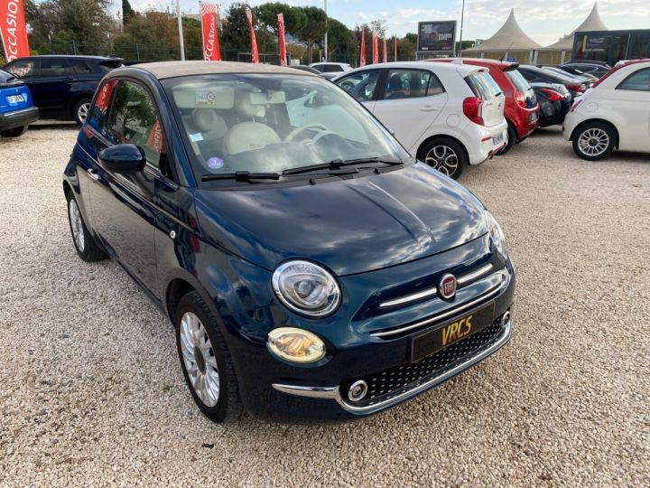 Fiat 500C MY17 1.2 69 Lounge Bleu - 3