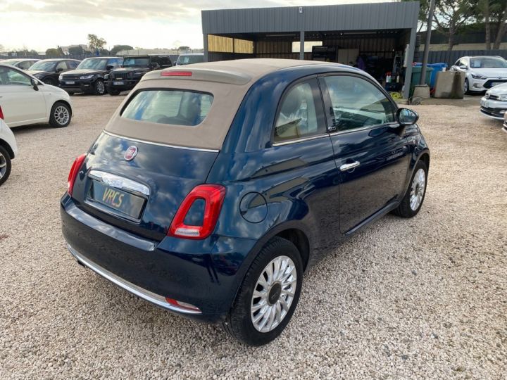 Fiat 500C MY17 1.2 69 Lounge Bleu - 4