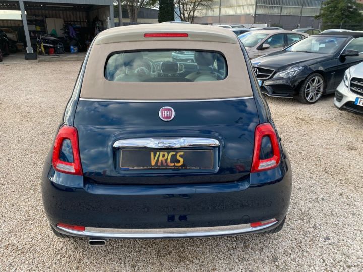 Fiat 500C MY17 1.2 69 Lounge Bleu - 6