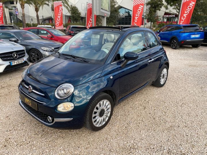 Fiat 500C MY17 1.2 69 Lounge Bleu - 9