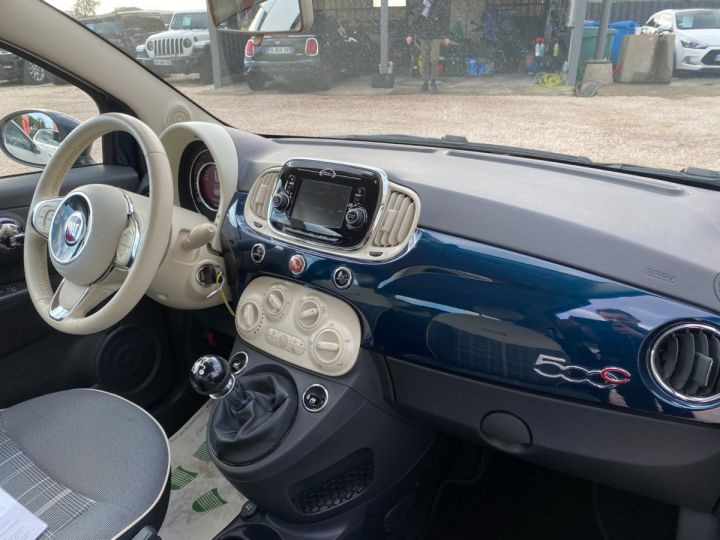 Fiat 500C MY17 1.2 69 Lounge Bleu - 22