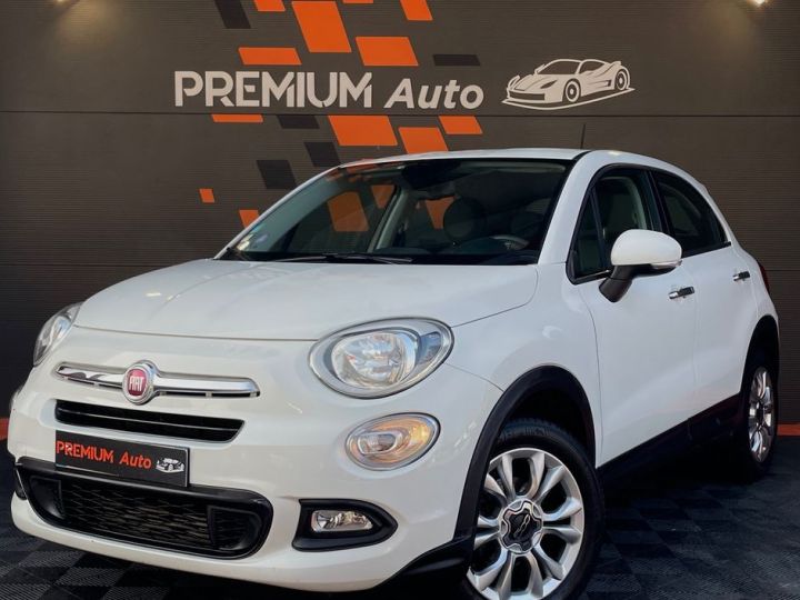 Fiat 500X 1.4 MultiAir 140cv Lounge Xénon Led Climatisation Auto Start and Stop Crit'air 1 Ct Ok 2027 Blanc - 1