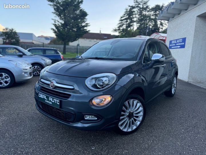 Fiat 500X 1.6 Multijet 16v 120ch Lounge Gris - 1