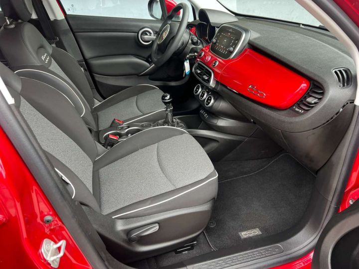 Fiat 500X 1.6i E-torq Lounge S ( Navi Camera Clim CarPlay) Rouge Métallisé - 13