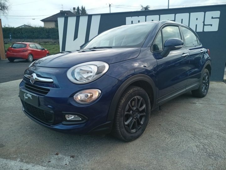 Fiat 500X 1.6L JTD 120CH GPS / BLUETOOTH / BLEU Bleu - 1