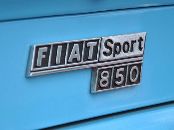 Fiat 850 SPORT GARANTIE 12MOIS Bleu - 10