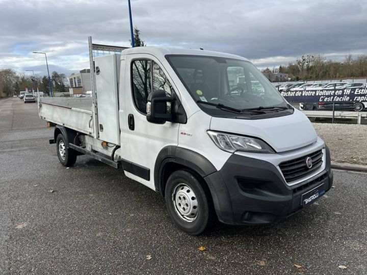 Fiat Ducato Benne 2.3 MJT 130ch Pack Professional 1erMain 3Places Clim GPS TVA20% 18,250 Euro H.T. BLANC - 4