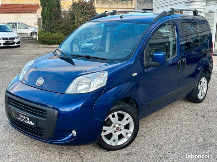 Fiat Fiorino Qubo 1.3 MJTD 75 CV Dynamic Climatisation-Attelage-Double Porte Latérale Bleu - 1