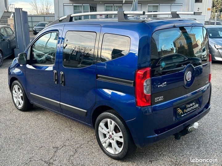 Fiat Fiorino Qubo 1.3 MJTD 75 CV Dynamic Climatisation-Attelage-Double Porte Latérale Bleu - 3