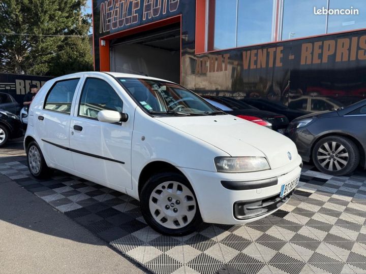 Fiat Punto JTD 85 EMOTION 5P Blanc - 1