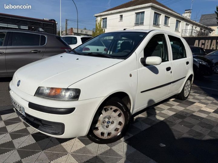 Fiat Punto JTD 85 EMOTION 5P Blanc - 7