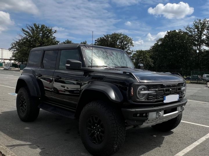 Ford Bronco BRONCO RAPTOR V6 3.0 L EcoBoost 4X4 FOURGON/ CTTE 4 places - Pas D’écotaxe / Pas TVS / TVA recup Noir + Pack Black Edition Occasion - 1