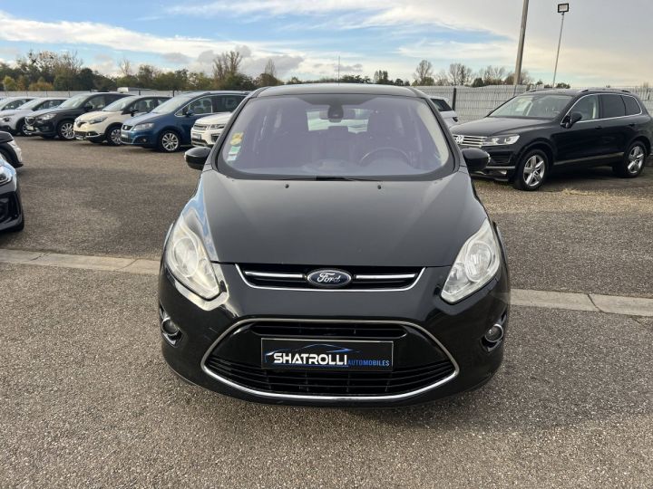 Ford C-Max C Max II 1.6 TDCi 115ch Clim Régulateur GPS ToitPano Entretien a jour NOIR - 3