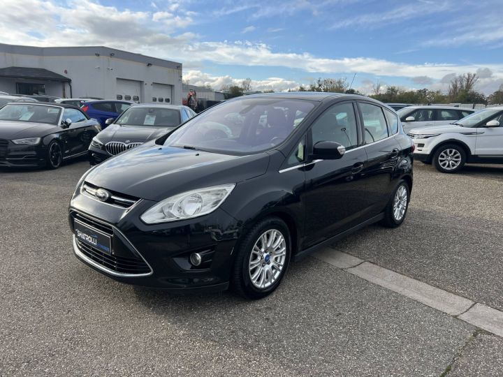 Ford C-Max C Max II 1.6 TDCi 115ch Clim Régulateur GPS ToitPano Entretien a jour NOIR - 4