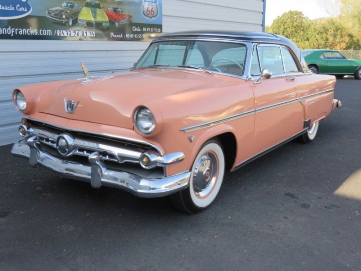 Ford Crestline SKYLINER V8 De 1954 Rose - 1