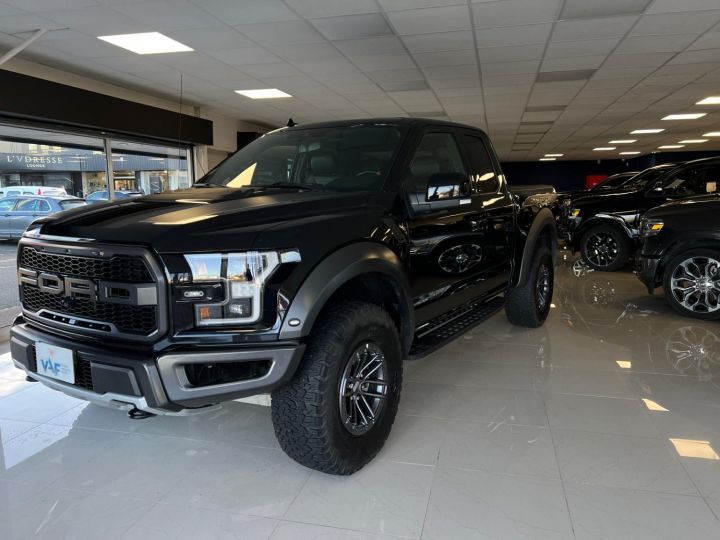 Ford F150 Raptor SuperCAB V6 3.5L EcoBoost 450 Ch - 802A - BVA 10 Vitesses - Pas D'écotaxe - Pas De TVS- TVA APPARENTE Noir Occasion - 9