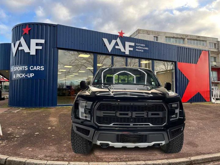 Ford F150 Raptor SuperCrew V6 3.5L EcoBoost 450 Ch - 801A - Grand Toit Ouvrant électrique - BVA 10 Vitesses - Pas D'écotaxe - Pas De TVS- TVA Récup Noir Vendu - 2