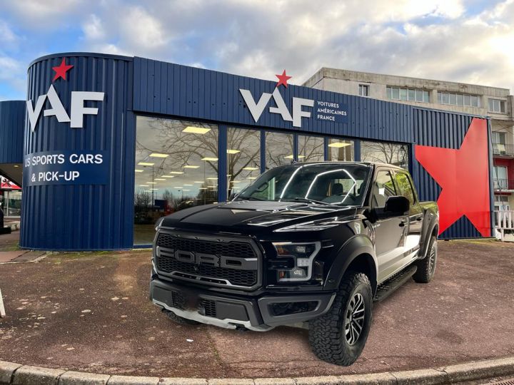 Ford F150 Raptor SuperCrew V6 3.5L EcoBoost 450 Ch - 801A - Grand Toit Ouvrant électrique - BVA 10 Vitesses - Pas D'écotaxe - Pas De TVS- TVA Récup Noir Neuf - 3