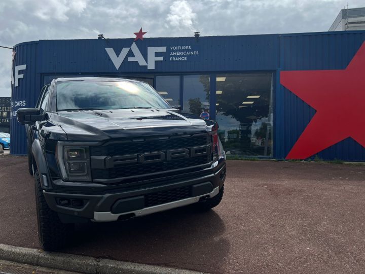 Ford F150 Raptor SuperCrew V6 3.5L EcoBoost 450 Ch - 801A - Grand Toit Ouvrant électrique - BVA 10 Vitesses - Pas D'écotaxe - Pas De TVS- TVA Récup Antimatter Blue Neuf - 2