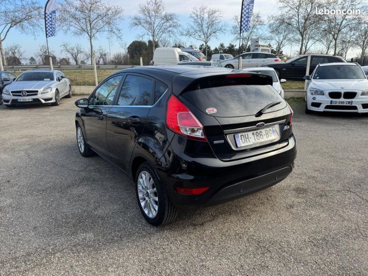 Ford Fiesta 1.0 ecoboost 125 ch start- stop titanium cuir gps xenon Noir - 4