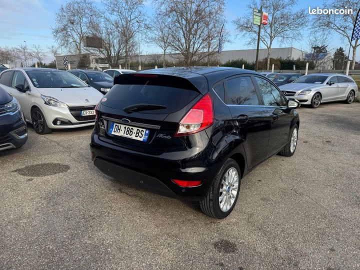 Ford Fiesta 1.0 ecoboost 125 ch start- stop titanium cuir gps xenon Noir - 5