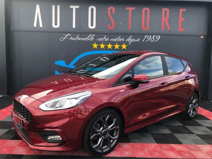 Ford Fiesta 1.0 ECOBOOST 125CH ST-LINE DCT-7 5P Rouge Candy - 1