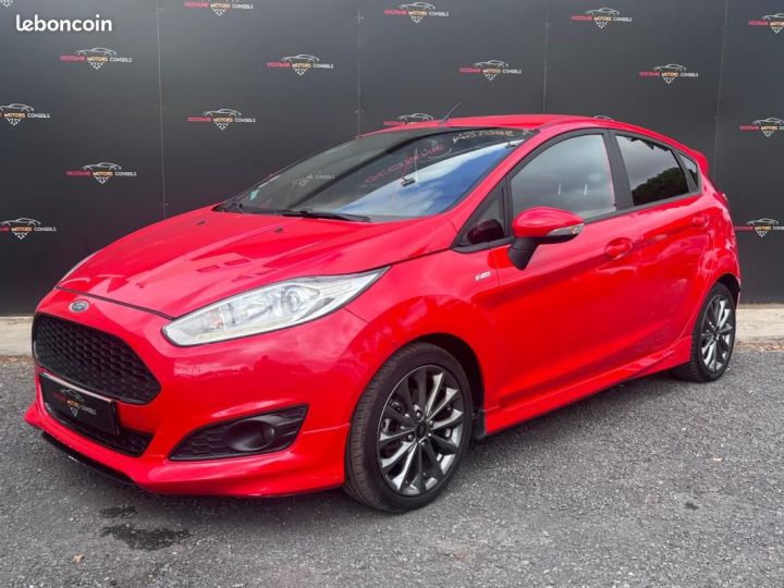 Ford Fiesta 1.0 SCTI 100ch ST-Line ETAT NEUF Rouge - 1