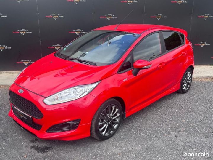 Ford Fiesta 1.0 SCTI 100ch ST-Line ETAT NEUF Rouge - 2