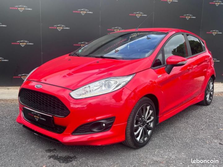 Ford Fiesta 1.0 SCTI 100ch ST-Line ETAT NEUF Rouge - 3