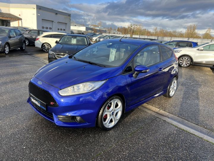 Ford Fiesta IV 1.6 EcoBoost 182ch ST Clim Crit'air1 GPS 58.000Kms BLEU - 4