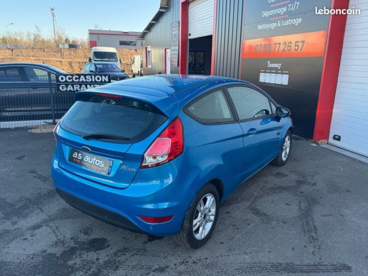 Ford Fiesta VI phase 2 1.0 SCI 12v 80 CV Bleu essence fermeture centralisée crit’Air1 radar de stationnement commande au volant Bluetooth Bleu - 3