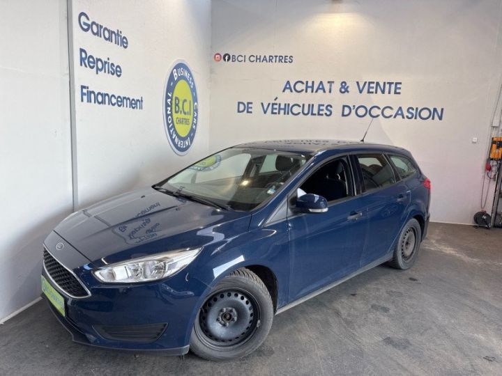 Ford Focus SW 1.0 ECOBOOST 100CH STOP&START TREND Bleu - 1