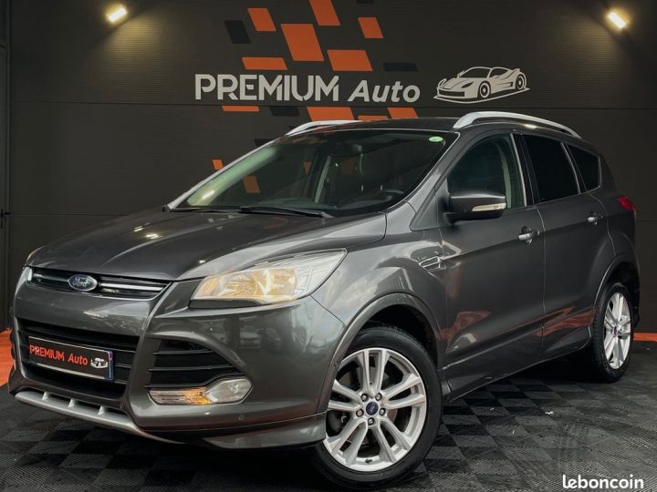 Ford Kuga 2.0 TDCi 4x4 180 Cv Titanium Boîte Automatique Climatisaton Radar de Recul Entretien Ok Ct 2026 Gris - 1