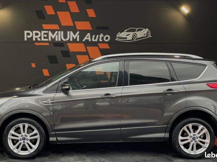 Ford Kuga 2.0 TDCi 4x4 180 Cv Titanium Boîte Automatique Climatisaton Radar de Recul Entretien Ok Ct 2026 Gris - 3