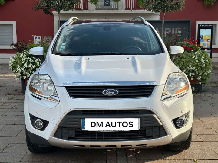 Ford Kuga 2.0 tdci 4x4 toit panoramique titanium Blanc - 1