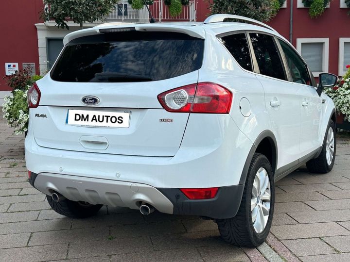 Ford Kuga 2.0 tdci 4x4 toit panoramique titanium Blanc - 5