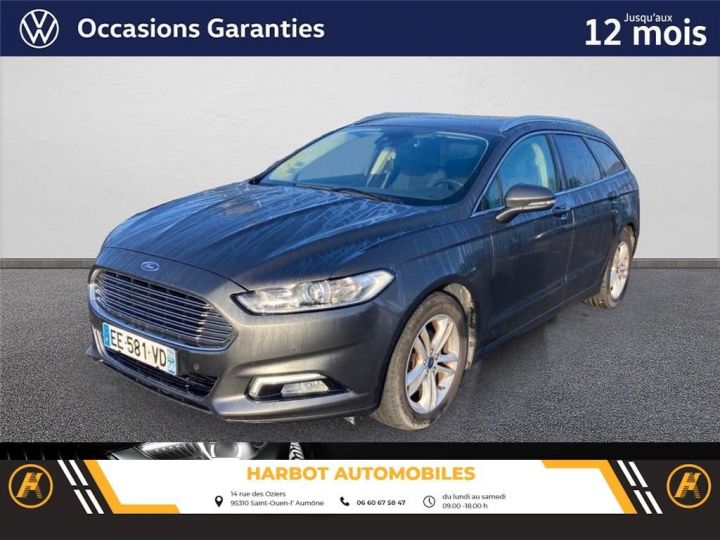 Ford Mondeo iv 2.0 tdci 150 titanium Gris foncé - 1