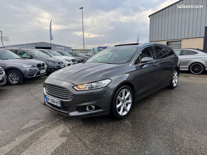 Ford Mondeo sw 2.0 tdci 180 ch titanium toit pano ouvrant led xenon cuir -attelage Gris - 2