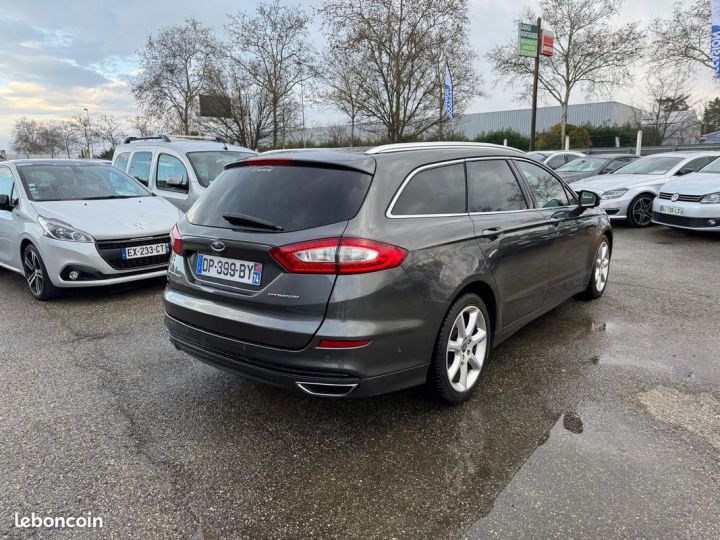 Ford Mondeo sw 2.0 tdci 180 ch titanium toit pano ouvrant led xenon cuir -attelage Gris - 5