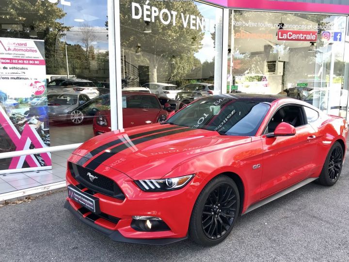 Ford Mustang 5.0 V8 421CH GT Rouge - 1