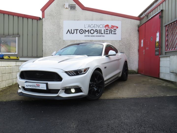 Ford Mustang 5.0 V8 Black Shadow edition Blanc - 1