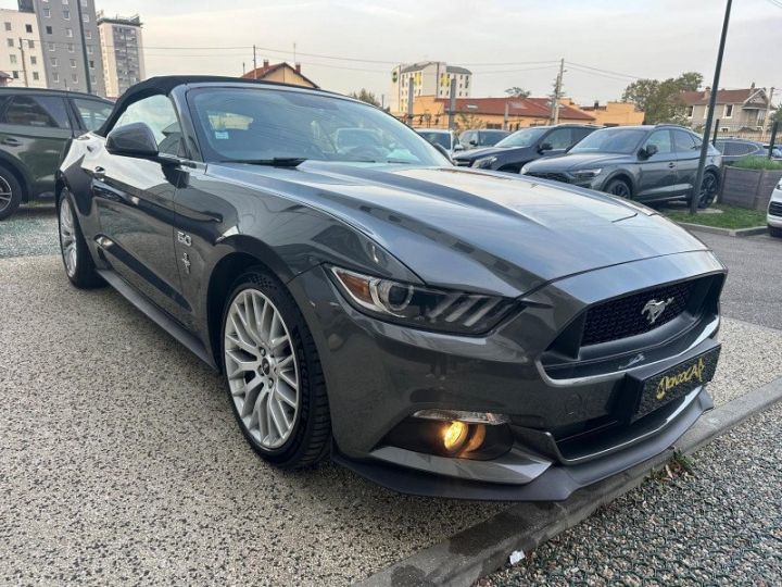 Ford Mustang CONVERTIBLE 5.0 V8 421 GT Gris F - 7