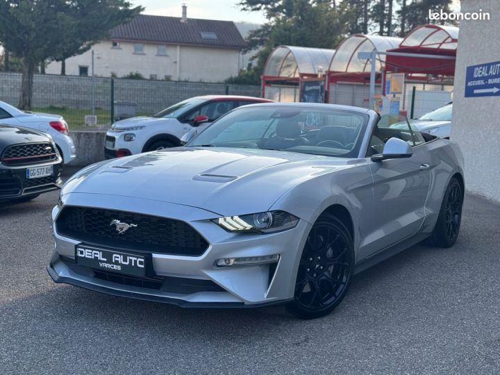 Ford Mustang Convertible Cabriolet 2.3 EcoBoost 290ch BVA10 Origine France Gris - 1