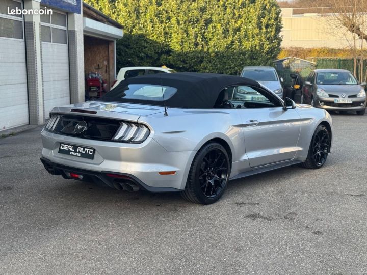 Ford Mustang Convertible Cabriolet 2.3 EcoBoost 290ch BVA10 Origine France Gris - 3