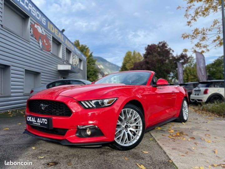 Ford Mustang Convertible Cabriolet 2.3 EcoBoost 317ch BVM6 30.000 Kms Rouge - 2