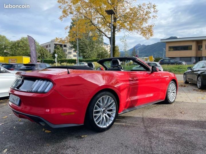 Ford Mustang Convertible Cabriolet 2.3 EcoBoost 317ch BVM6 30.000 Kms Rouge - 4