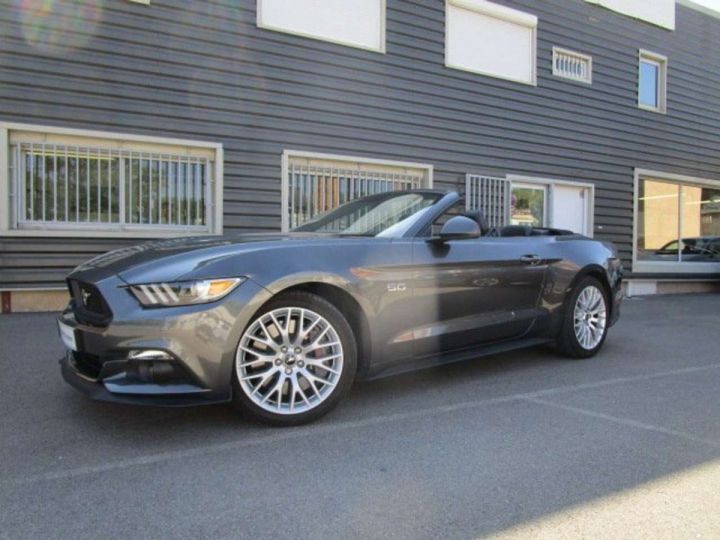 Ford Mustang Convertible V8 5.0 421 GT A Gris - 1