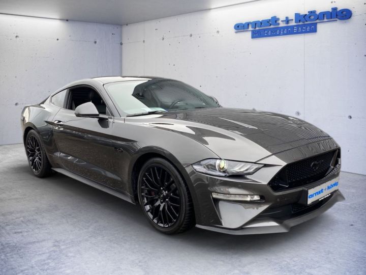 Ford Mustang Fastback 5.0 V8 450 Automatik GT MagneRide Pack Carbon Garantie 12 Prémium Grise - 3