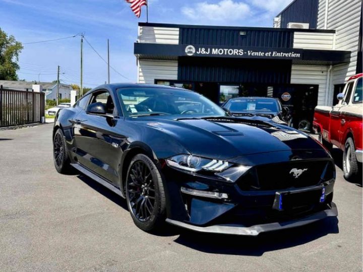 Ford Mustang FASTBACK 5.0 V8 5038cm3 450cv Noir Laqué - 2