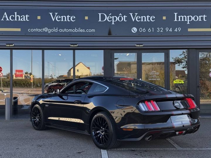 Ford Mustang Fastback VI 5.0 V8 GT 421ch BVA6 Noir - 3